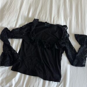 ASOS Black Lace Women's Top